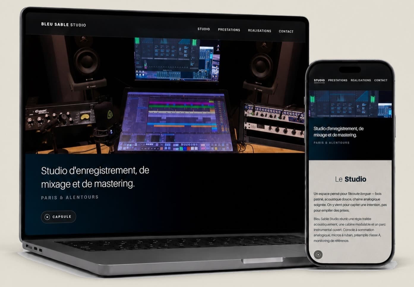 BLEU SABLE STUDIO — capture